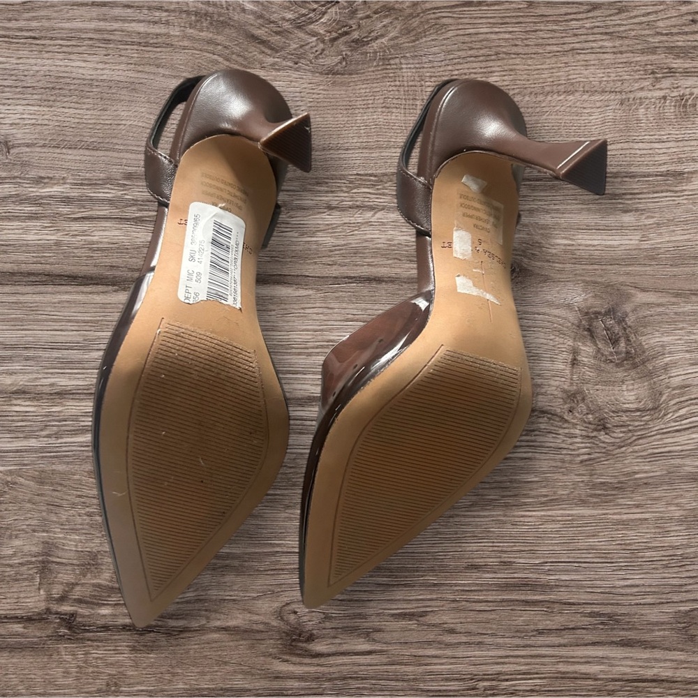 Chelsea & violet Mocha heels - Picture 4 of 6